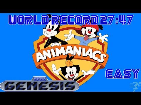 Видео: Animaniacs (Sega Genesis) EASY in 27:47 (Мировой Рекорд)