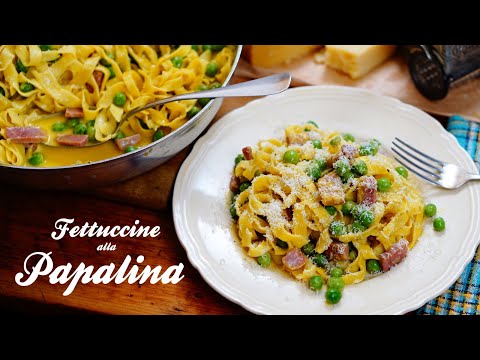 Видео: Откройте для себя пасту «Феттучини алла Папалина», созданную для Папы Римского.