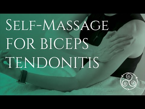 Видео: САМОМАССАЖ ПРИ ТЕНДИНИТЕ БИЦЕПСА - Облегчите боль при тендините бицепса