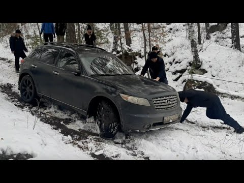 Видео: infiniti fx 35, offroad, покатушка выходного дня.