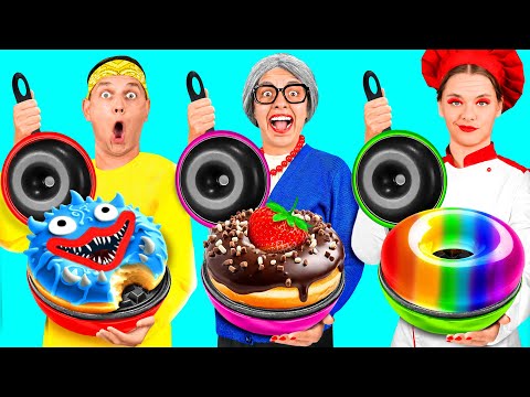 Видео: Кулинарный Челлендж: Я против Бабушки | Вкусные Кухонные Лайфхаки от BaRaDa Gold Challenge