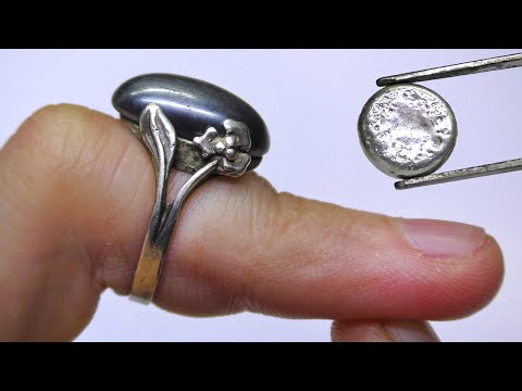 Видео: КАК ДОБЫТЬ СЕРЕБРО ИЗ СТАРОГО КОЛЬЦА [ЭКСПЕРИМЕНТ]