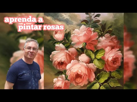 Видео: Научитесь рисовать розы в стиле Катарины Кляйн.