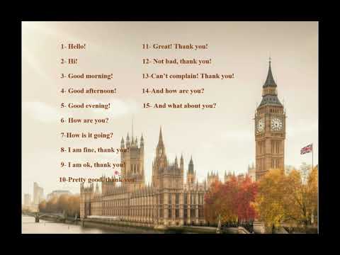Видео: Видео 5. Приветствие на английском