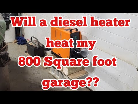 Видео: Сможет ли дизельный обогреватель обогреть мой гараж площадью 800 квадратных футов?
