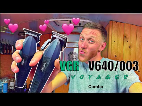 Видео: Набор триммеров для стрижки VGR V640/003 Voyager Combo с AliExpress