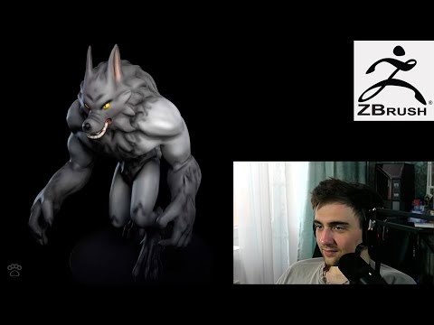 Видео: Инктябрь. Оборотни. | День 1 | Волк | ForaMon