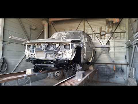 Видео: #Антикоррозийная обработка Nissan Patrol,  пескоструй, цинк, покраск, антиккор.