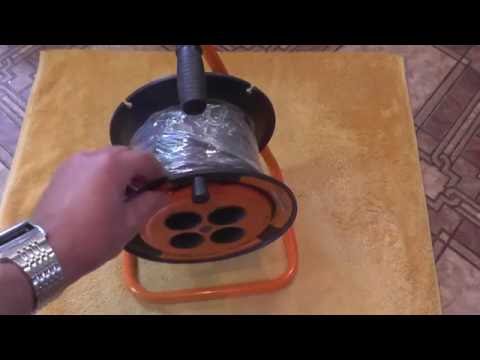 Видео: Силовой удлинитель на катушке GLANZEN EB-30-002
