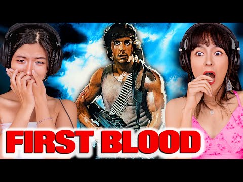 Видео: Реакция иностранок | Первая кровь | Первый просмотр