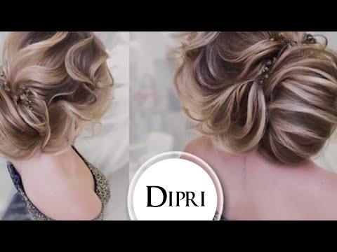 Видео: Красивая прическа пучок без накрутки | Как делать ребрышки | Hair tutorial