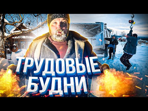 Видео: #ПЕЛЬМЕНЬ Работа в деревне! Грузим зерно. Взвесили Пельменя. Рабочие моменты!