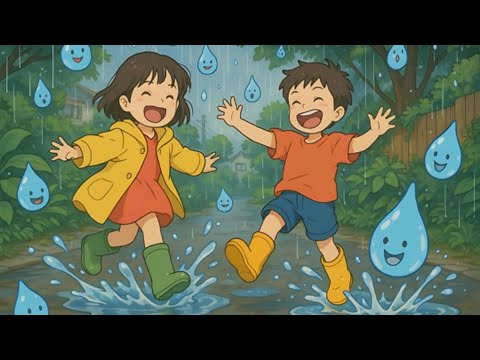 Видео: Дъждовна Симфония – весела детска песен за дъжда и дъгата 🌧️🌈