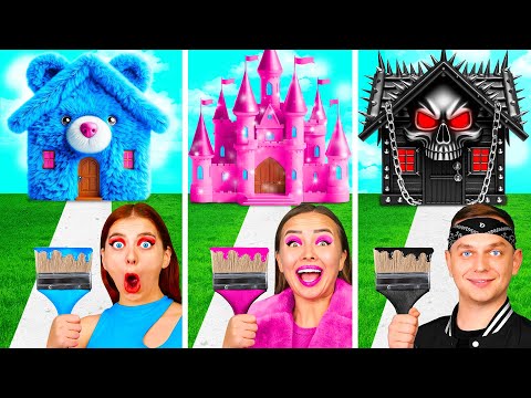 Видео: Домики Одного Цвета Челлендж | Смешные Моменты от Fun Challenge