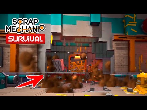 Видео: ПОДОРВАЛ СТЕНУ В ДАНДЖЕ!!! | ВЫЖИВАНИЕ В Scrap Mechanic: Survival #28 |