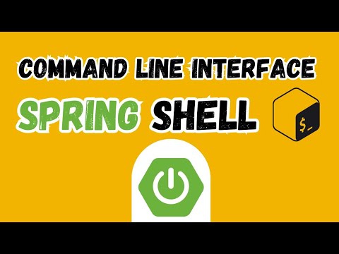 Видео: Интерфейс коммандной строки | Spring Shell | Command-Line Interface