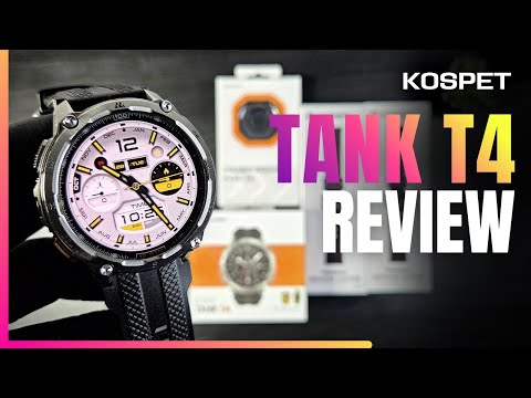 Видео: ОБЗОР Kospet Tank T4 — двухдиапазонный GPS, офлайн-карты и 50-дневный аккумулятор!
