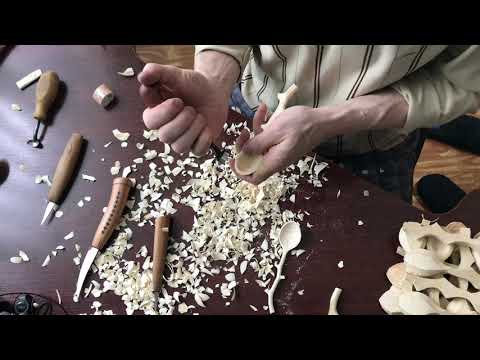 Видео: Ложка-веточка.