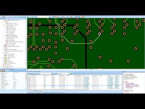 Видео: Проверка целостности сигналов, питания и ЭМС в HyperLynx DRC (вебинар 26.04.2018 г.)