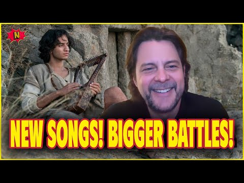 Видео: Джон Ганн рассказывает, как голос Майкла Искандера влияет на House of David