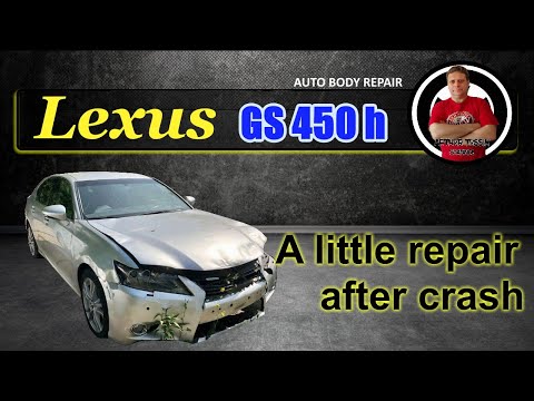 Видео: Lexus GS 450h. The front end repair. Ремонт переда.
