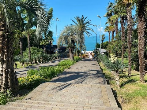 Видео: Прогулка по Приморскому парку в Сочи.