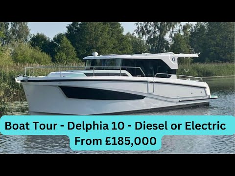 Видео: Экскурсия на лодке Delphia 10 (дизель или электромобиль) — от 185 000 фунтов стерлингов