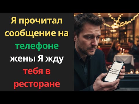 Видео: «Я прочитал сообщение на телефоне жены… «Я жду тебя в ресторане».