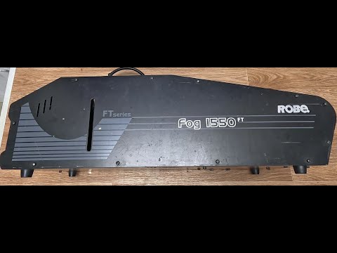 Видео: Robe Fog 1550 FT. Профилактическая чистка дым машины.