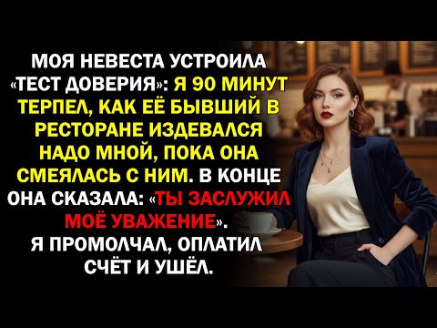 Видео: Моя невеста устроила «тест доверия»: я 90 минут терпел, как её бывший в ресторане издевался надо...