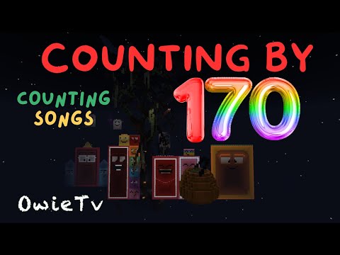 Видео: Песня «Счёт до 170» — специальный выпуск к Хэллоуину | Песни о счёте для детей | Minecraft Number...