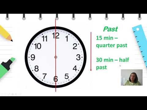 Видео: V одделение - Англиски јазик - "искажување време и датум: What time is it? "