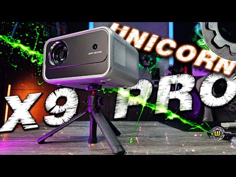 Видео: Light Unicorn X9 PRO Бюджетный проектор для домашнего кинотеатра