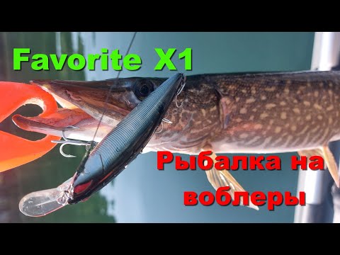 Видео: Favorite X1. Тест с воблерами. Рыбалка на воблеры