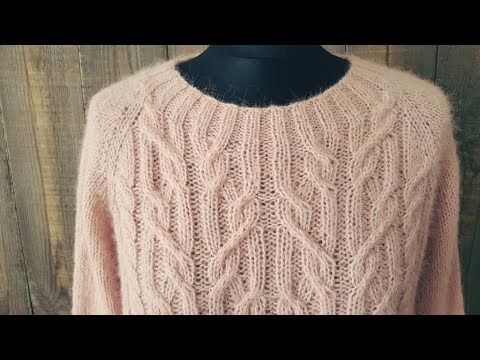 Видео: Свитер "Маршмеллоу" 3-я часть. Спицами. Узор.
