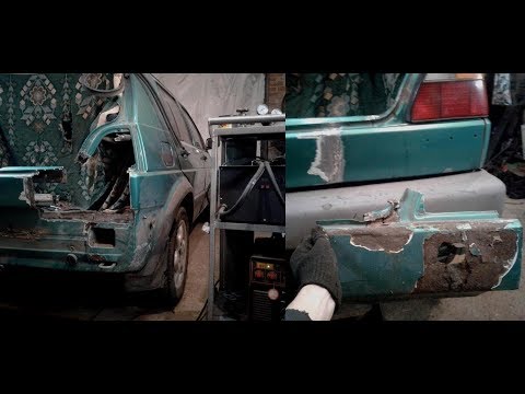 Видео: Ремонт задней панели VW Golf mk2.