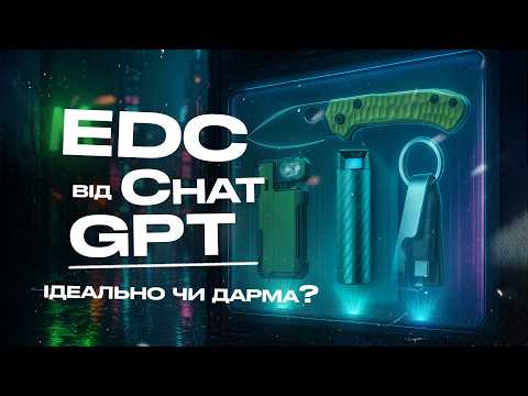 Видео: Довірив свій EDC ШІ (ChatGPT). І трохи пожалкував