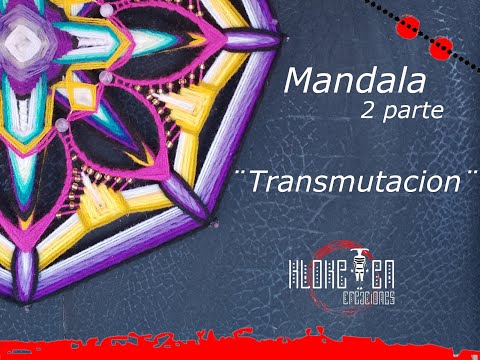 Видео: 💥 ¨ТРАНСМУТАЦИЯ¨ часть 2 - мандала, сотканная из шерсти - ручная работа, ручная работа