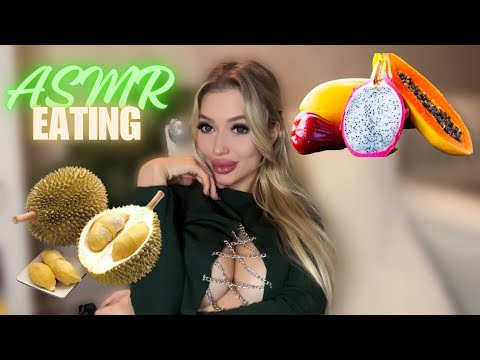 Видео: АСМР ИТИНГ ТАЙСКИХ ФРУКТОВ🍉 звуки рта | ASMR eating