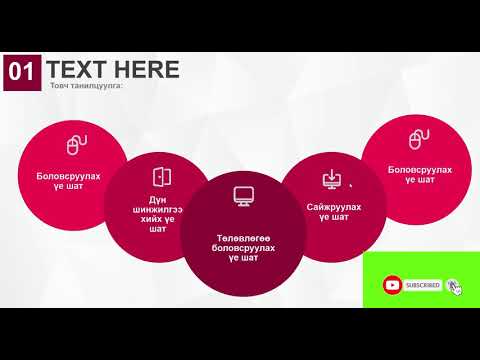 Видео: Slide template design - Хэрхэн загварлаг пэршэнтэйшн бэлтгэх вэ? Арга #4