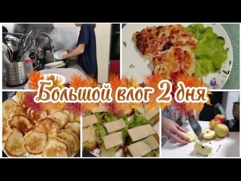 Видео: Большой Влог 2 дня/Уборка/Готовим с мамой. 