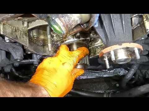 Видео: Сальник коленвала вышел из строя! Nissan Pathfinder 3.3 2000 года выпуска