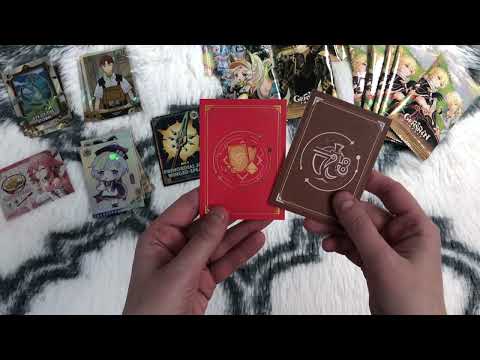 Видео: Распаковка карточек Genshin Impact Playing Card 5+