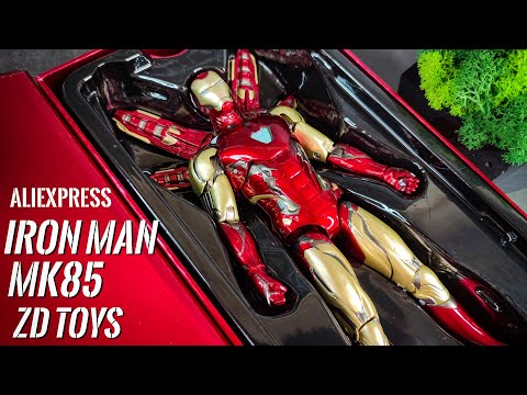 Видео: Фигурка Iron Man MK85 (Mark LXXXV) от ZD Toys с Алиэкспресс. Блеск! Шик! Красота!