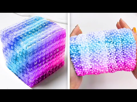 Видео: В Наиболее Удовлетворение Слизь ASMR Ролики  Расслабляющий Как ни странно Удовлетворение Слизь 2020