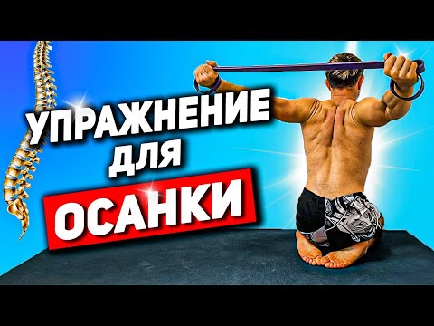 Видео: Упражнения для ОСАНКИ и плечевых суставов с резиной.