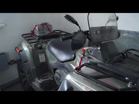 Видео: квадроцикл RM-650-2 от "Русской механики",  запуск после длительной стоянки.