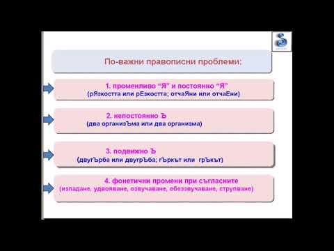 Видео: Уроци по БЕЛ - Урок 1 Правописни правила част 1 - уроци по български език и литература за матура