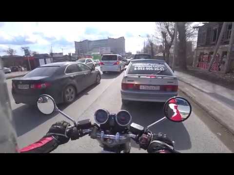 Видео: Небольшой "дальняк" на Honda cb 1300