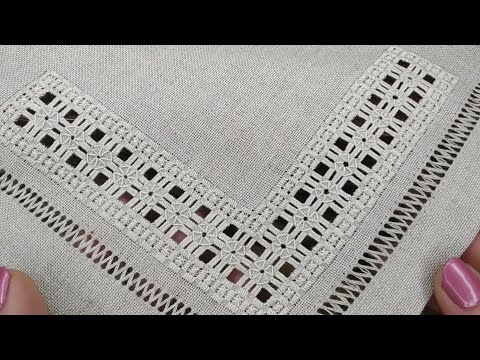 Видео: Як обробити край мережкою |Hand embroidery|